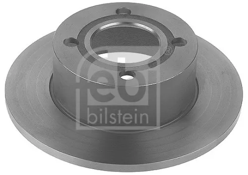 2x Febi Rear Solid Brake Disc For Audi 100