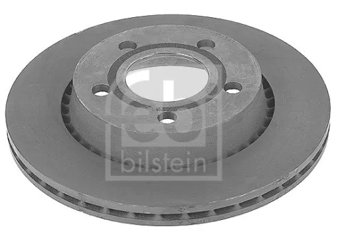 2x Febi Rear Internally Vented Brake Disc For Audi 100 200 A8