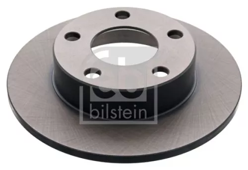 2x Febi Rear Solid Brake Disc For Audi Vw A4 Passat