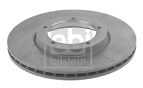 2x Febi Front Internally Vented Brake Disc For Porsche 911 924 944