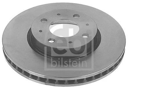 2x Febi Front Internally Vented Brake Disc For Volvo 850