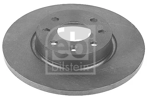 2x Febi Front Solid Brake Disc For Volvo 440 460 480