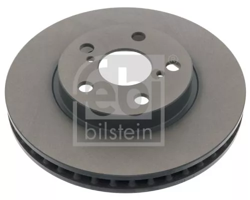 2x Febi Front Internally Vented Brake Disc For Toyota Carina E Corona