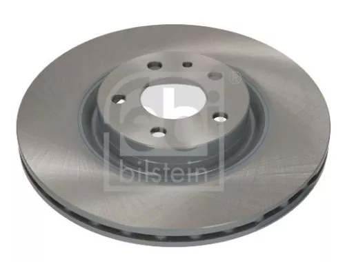 2x Febi Front Internally Vented Brake Disc For Alfa Romeo Dodge Fiat Lanci