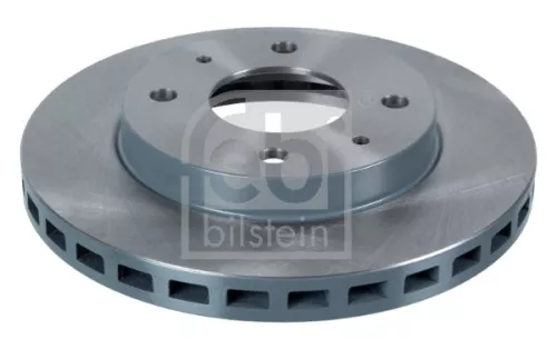 2x Febi Front Internally Vented Brake Disc For Mitsubishi Volvo Carisma Di