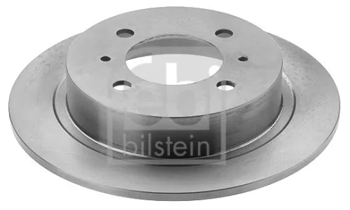 2x Febi Rear Solid Brake Disc For Nissan Almera Pulsar Sentra Sunny