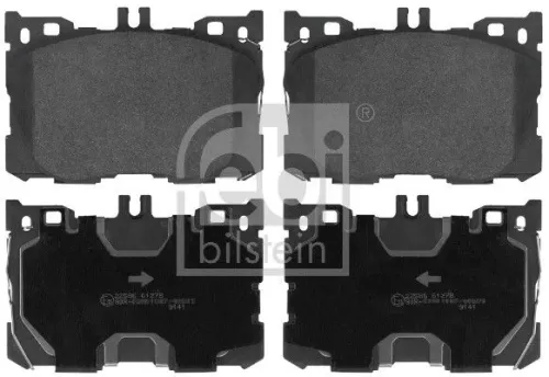 Febi Front Brake Pad Set For Mercedes-benz C-class Cls E-cla