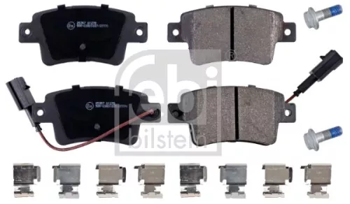 Febi Rear Brake Pad Set For Abarth Fiat Grande Punto Punto P