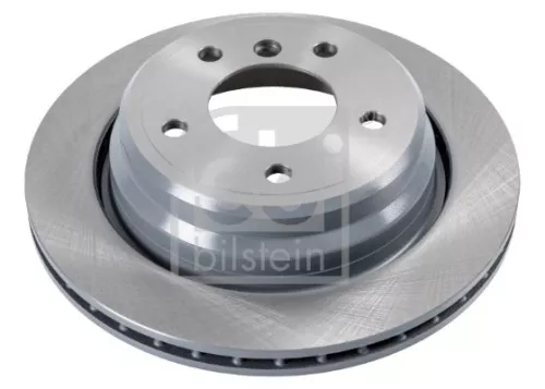 2x Febi Rear Internally Vented Brake Disc For Bmw 5