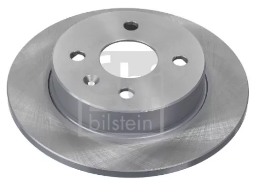 2x Febi Rear Solid Brake Disc For Opel Vauxhall Astra Astra G Classic Astr