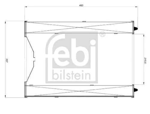FEBI BILSTEIN FEBI BILSTEIN 173197 Febi Bilstein Air Filter For Iveco Eurotrakker Stralis Trakker 