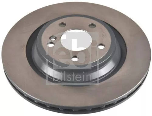 2x Febi Rear Internally Vented Brake Disc For Mercedes-benz Sl