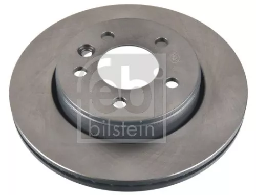 2x Febi Rear Internally Vented Brake Disc For Man Vw Amarok Crafter Tge