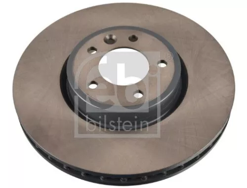2x Febi Front Internally Vented Brake Disc For Land Rover Discovery Range 