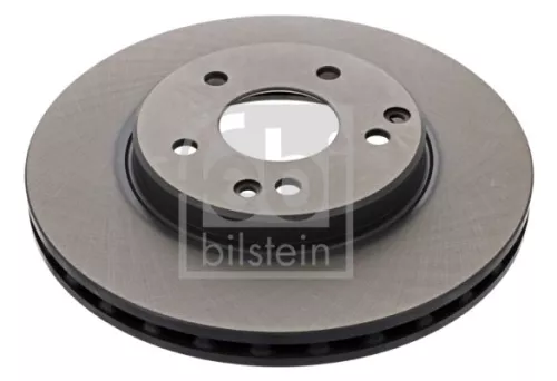 2x Febi Front Internally Vented Brake Disc For Mercedes-benz C-class Clc-c