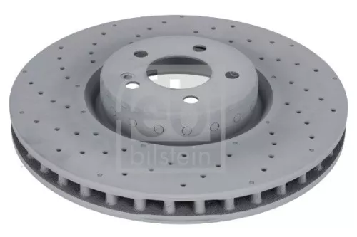 2x Febi Front Two-part Brake Disc Brake Discs Fits Mercedes C-class Cls E-class 