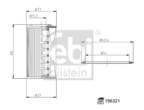 Febi Automatic Transmission Hydraulic Filter For Mitsubishi Nissan Juke
