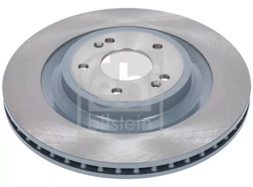 2x Febi Rear Vented Brake Discs Fits Kia Sorento 325mm