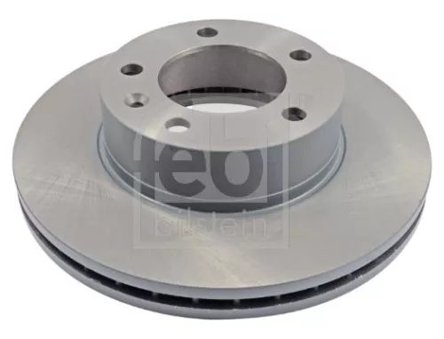 2x Febi Front Internally Vented Brake Disc For Nissan Opel Renault Vauxhal