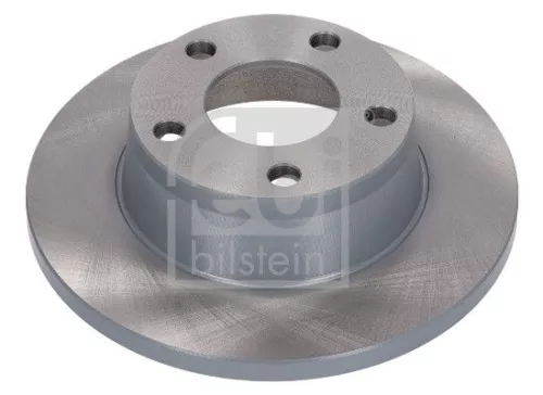 2x Febi Rear Solid Brake Discs Fits Audi A6 Allroad 255mm