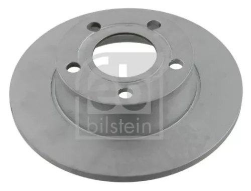 2x Febi Rear Solid Brake Disc For Audi A6