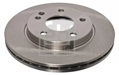 2x Febi Front Internally Vented Brake Disc For Mercedes-benz A-class
