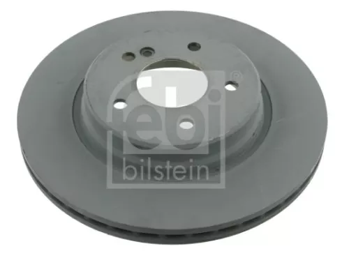 2x Febi Rear Internally Vented Brake Disc