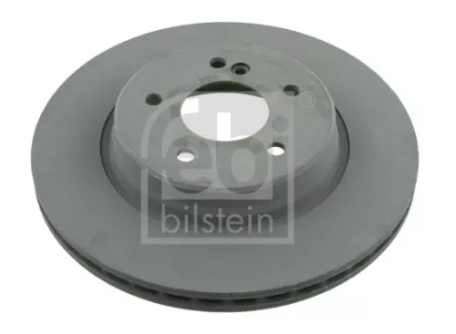 2x Febi Rear Internally Vented Brake Disc For Chrysler Mercedes-benz C-cla