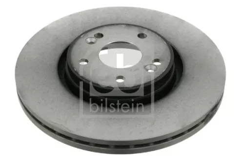 2x Febi Front Internally Vented Brake Disc For Renault Laguna