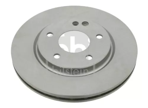 2x Febi Front Internally Vented Brake Disc For Mercedes-benz Vaneo