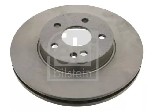 2x Febi Front Internally Vented Brake Disc For Mercedes-benz Marco Polo V-