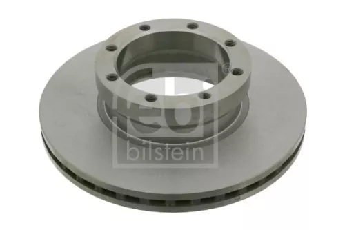 2x Febi Front Internally Vented Brake Disc For Volvo Fl Fl6