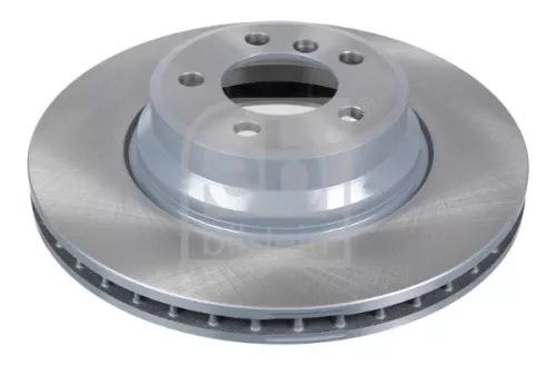 2x Febi Front Internally Vented Brake Disc For Bmw 7