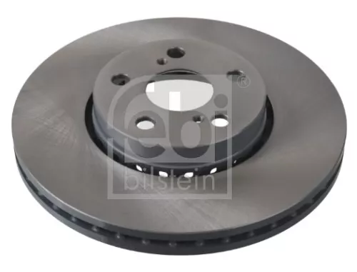 2x Febi Front Internally Vented Brake Disc For Toyota Avensis