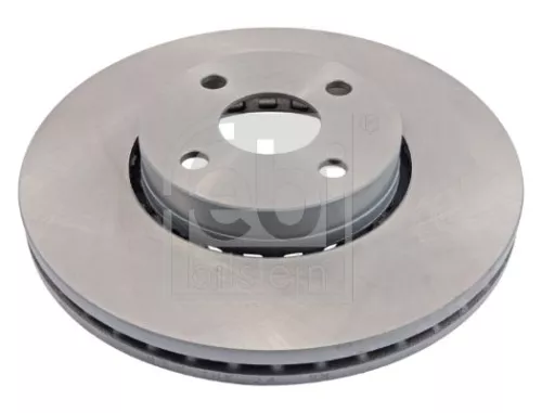 2x Febi Front Internally Vented Brake Disc For Toyota Corolla