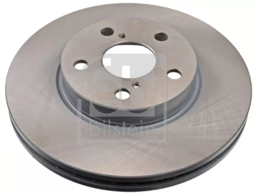2x Febi Front Internally Vented Brake Disc For Toyota Avensis
