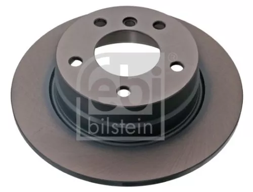 2x Febi Rear Solid Brake Disc For Bmw 1