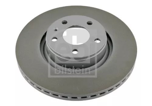 2x Febi Front Internally Vented Brake Disc For Audi Audi (Faw) A6 A6l A8