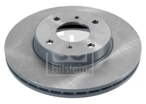 2x Febi Front Internally Vented Brake Disc For Nissan 200sx Almera Primera