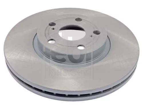 2x Febi Front Internally Vented Brake Disc For Toyota Avensis