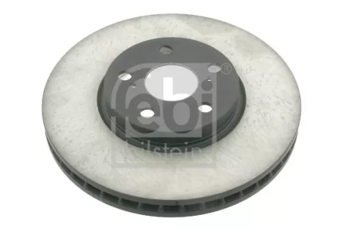 2x Febi Front Internally Vented Brake Disc For Toyota Avensis Celica Wish