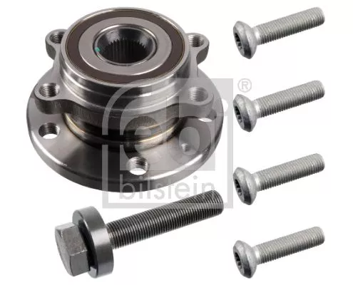 Febi 27317 Front Rear Left Or Right Wheel Bearing Kit For Audi  Audi (Faw)  Skod