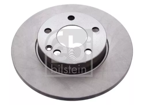 2x Febi Front Solid Brake Disc For Mercedes-benz A-class