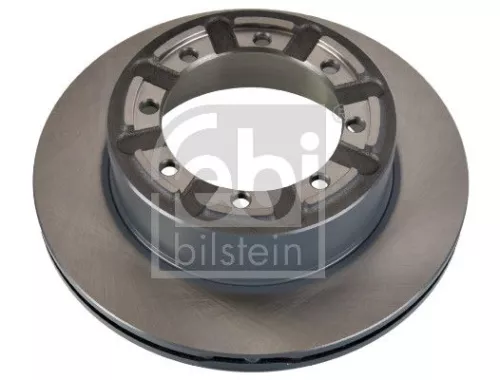 2x Febi Rear Internally Vented Brake Disc For Renault Renault Trucks Masco