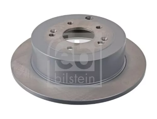 2x Febi Rear Solid Brake Disc For Hyundai Santa Fé