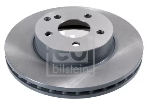 2x Febi Front Internally Vented Brake Disc For Mercedes-benz Mercedes-benz