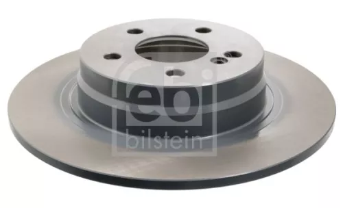 2x Febi Rear Solid Brake Disc For Mercedes-benz C-class E-class