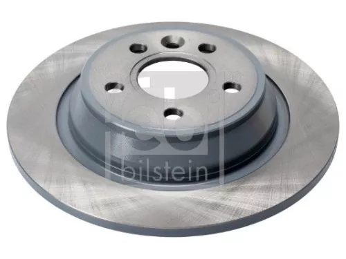 2x Febi Rear Solid Brake Disc For Ford Ford Australia Land Rover Focus Gal