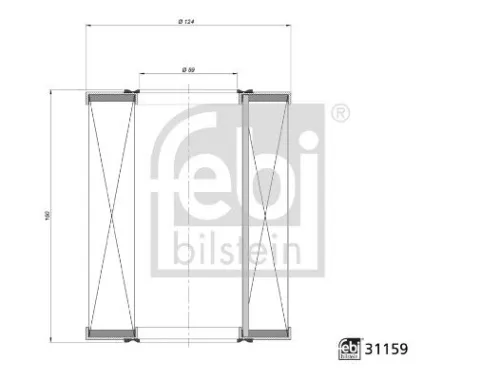 FEBI BILSTEIN FEBI BILSTEIN 31159 Febi Bilstein Air Filter For Mercedes-benz A-class Vaneo 