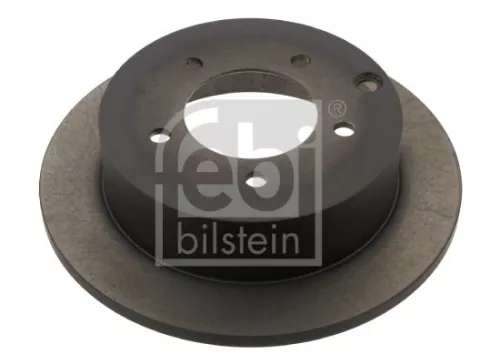 2x Febi Rear Solid Brake Discs Fits Mitsubishi Lancer 262mm